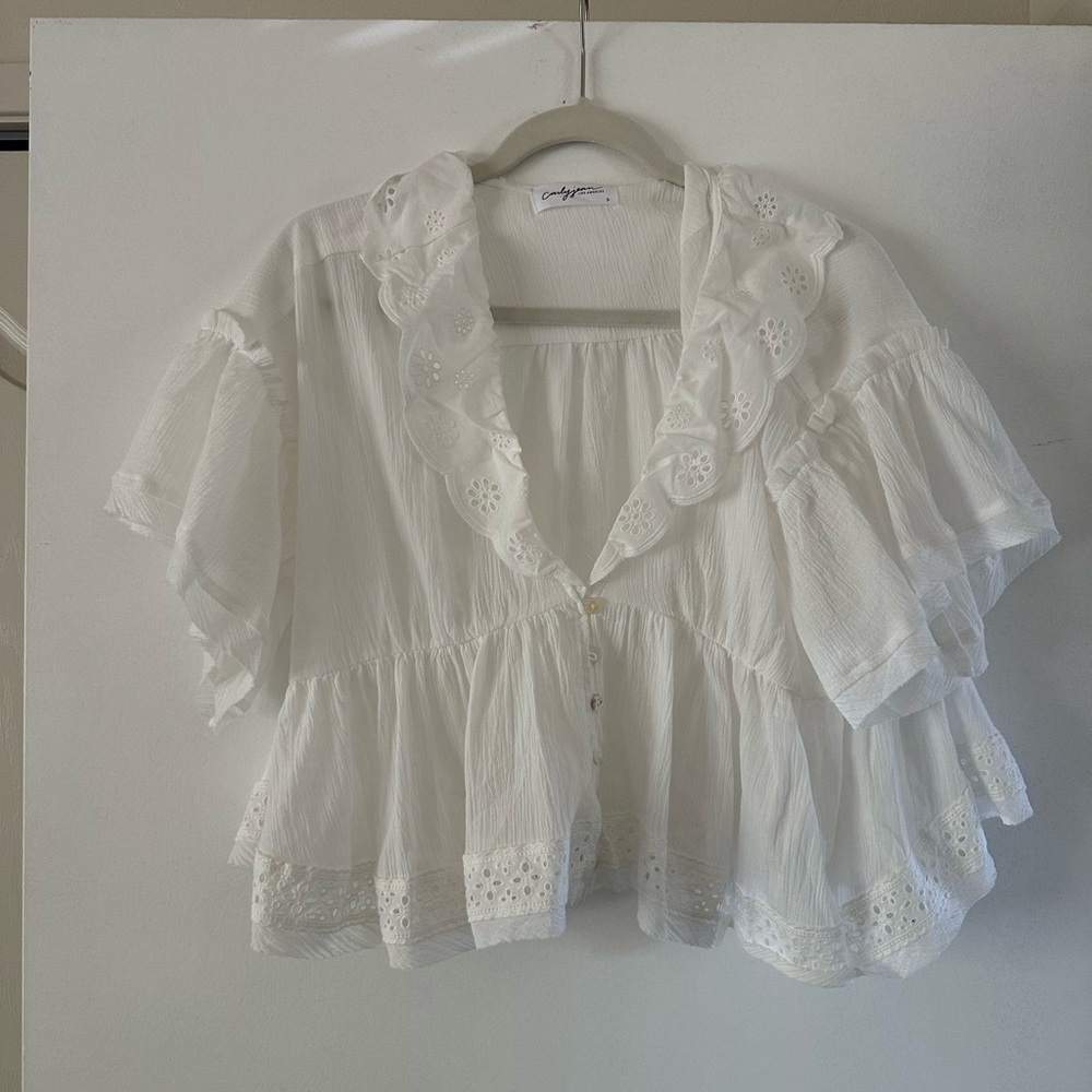 CJLA Eyelet Blouse - Picture 6 of 9